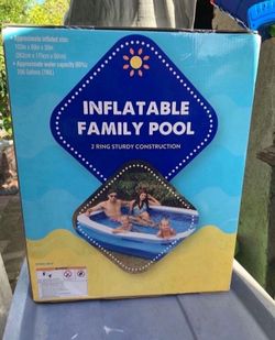 Inflatable Family 2 Ring pool