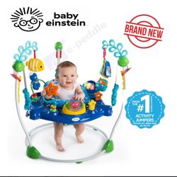 Baby Einstein Neptune's Ocean Discovery Activity Jumper, Ages 6 months +, Max weight 25 lbs., Unisex