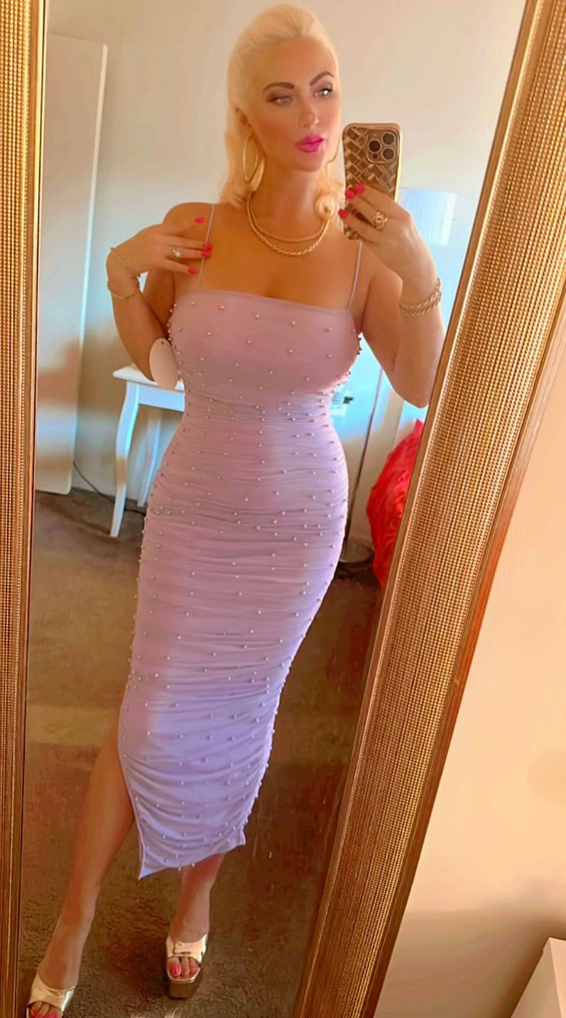 Lavender Stretchy Dress