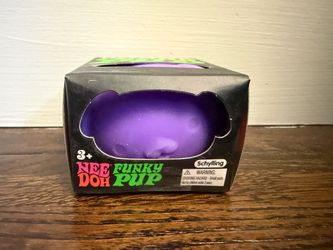 Schylling NeeDoh Funky Pup Purple Squishy Sensory Fidget Toy New