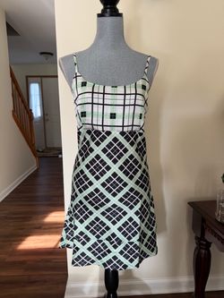 size 12 new with tags Plaid Print Spaghetti Strap Mini Dress size 12 new with tags