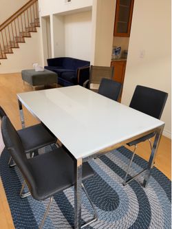 dining table with 4 chairs