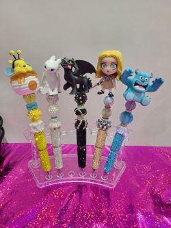 Character Beaded Pens.