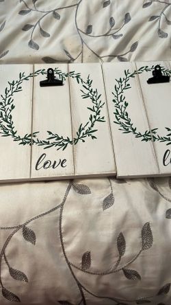 Wood Frames With Clips 