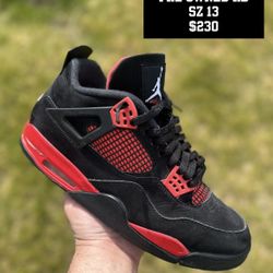Jordan 4 Red Thunder. Size 13