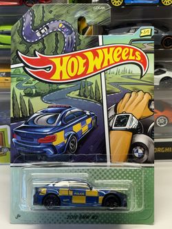 🇩🇪 HOT WHEELS 2019 - Blue Police 2016 BMW M2 - Walmart Exclusive 3/5 - 1:64