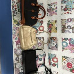 Three Leather Purses 