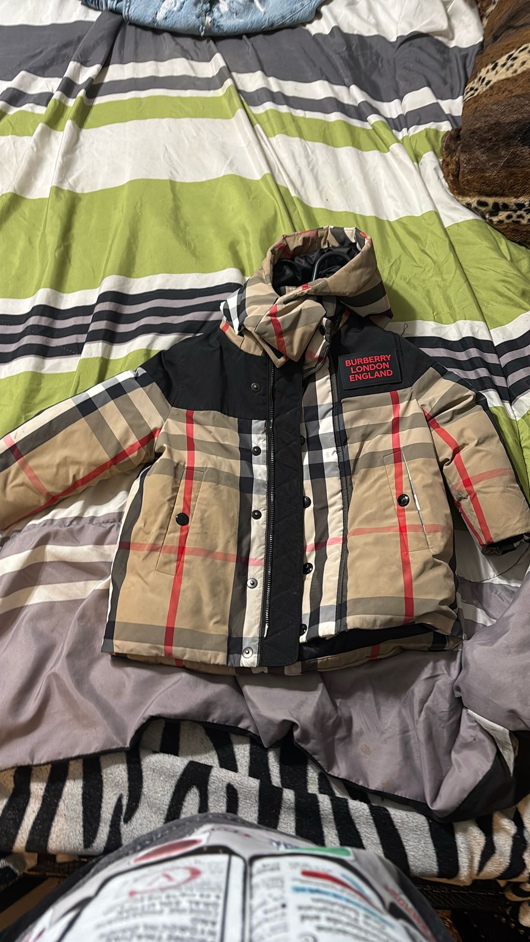 KIDS BURBERRY COAT