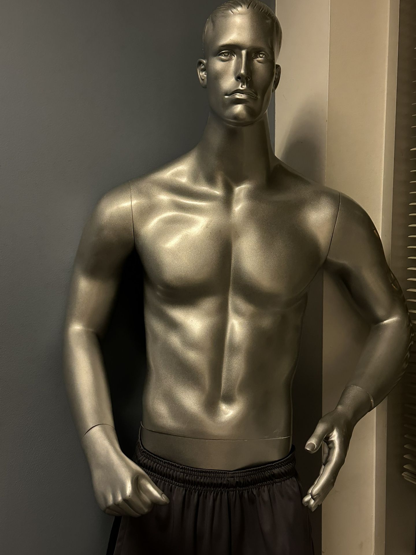 Silver Fitness Mannequin - Full Size