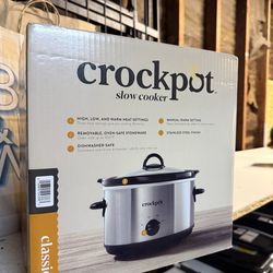Crock-Pot Classic 4.5 Qt Slow Cooker – New in Box