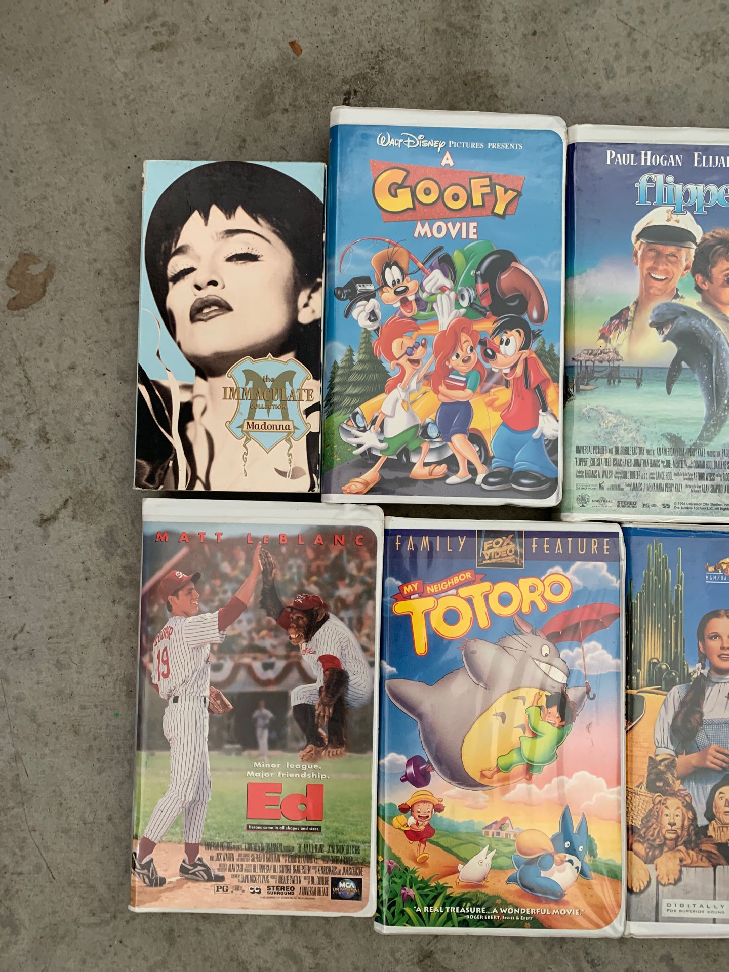 Collectible vhs movies