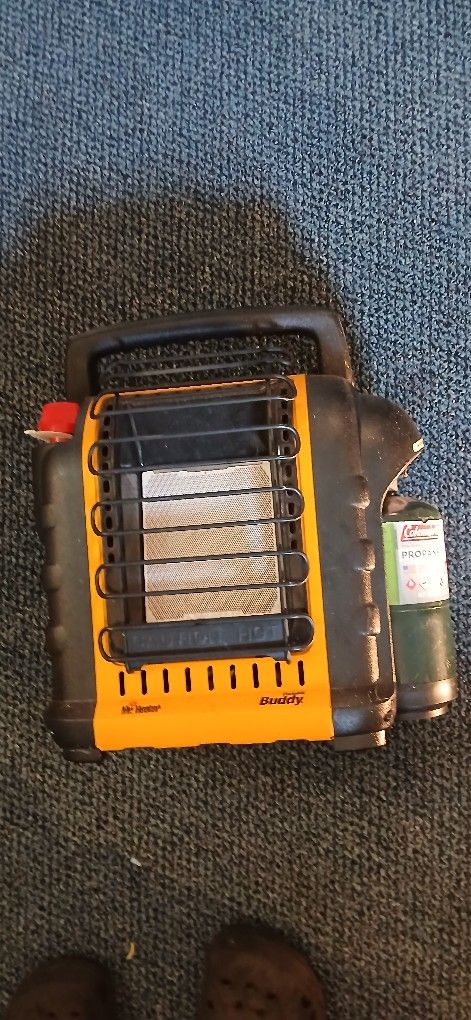 Mr Heater BUDDY HEATER Propane Bottle Space Heat Camp Campping Tent Outdoor Shed Garage Shop