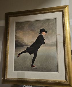 Framed wall picture.