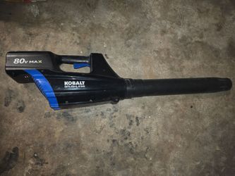Cobalt 80v blower, tool only, no battery or charger