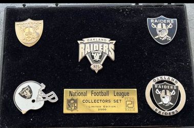 Limited Edition Raider NFL Pins 