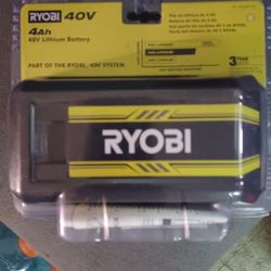 Ryobi 40-volt  4ah Lithium Ion  Battery