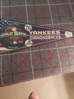 2001 WORLD SERIES  PENNANT A,Z. D-BACKS-N.Y. YANKEES