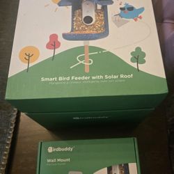 Bird Buddy Smart Bird House Feeder Solar - New