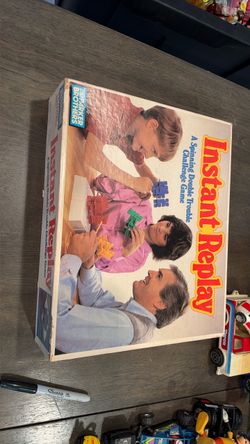 🎲 Vintage 1987 Instant Replay Game by Parker Brothers –