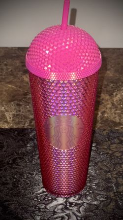 Iridescent-Pink Starbucks Tumbler