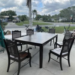 Wood Dining Table Inlay  