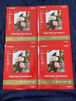 Canon Photo Paper Plus Glossy II (4 boxes )