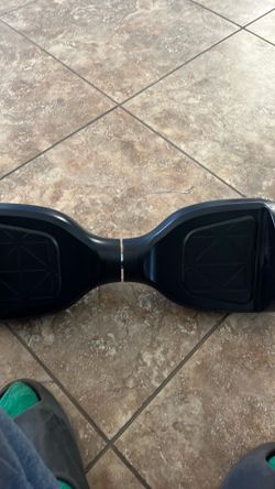 Working hoverboard with cable and booster seat