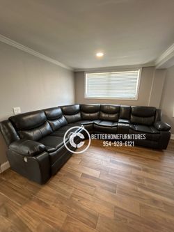 New power  recliner sectional in stock- Delivery available- Finance options available