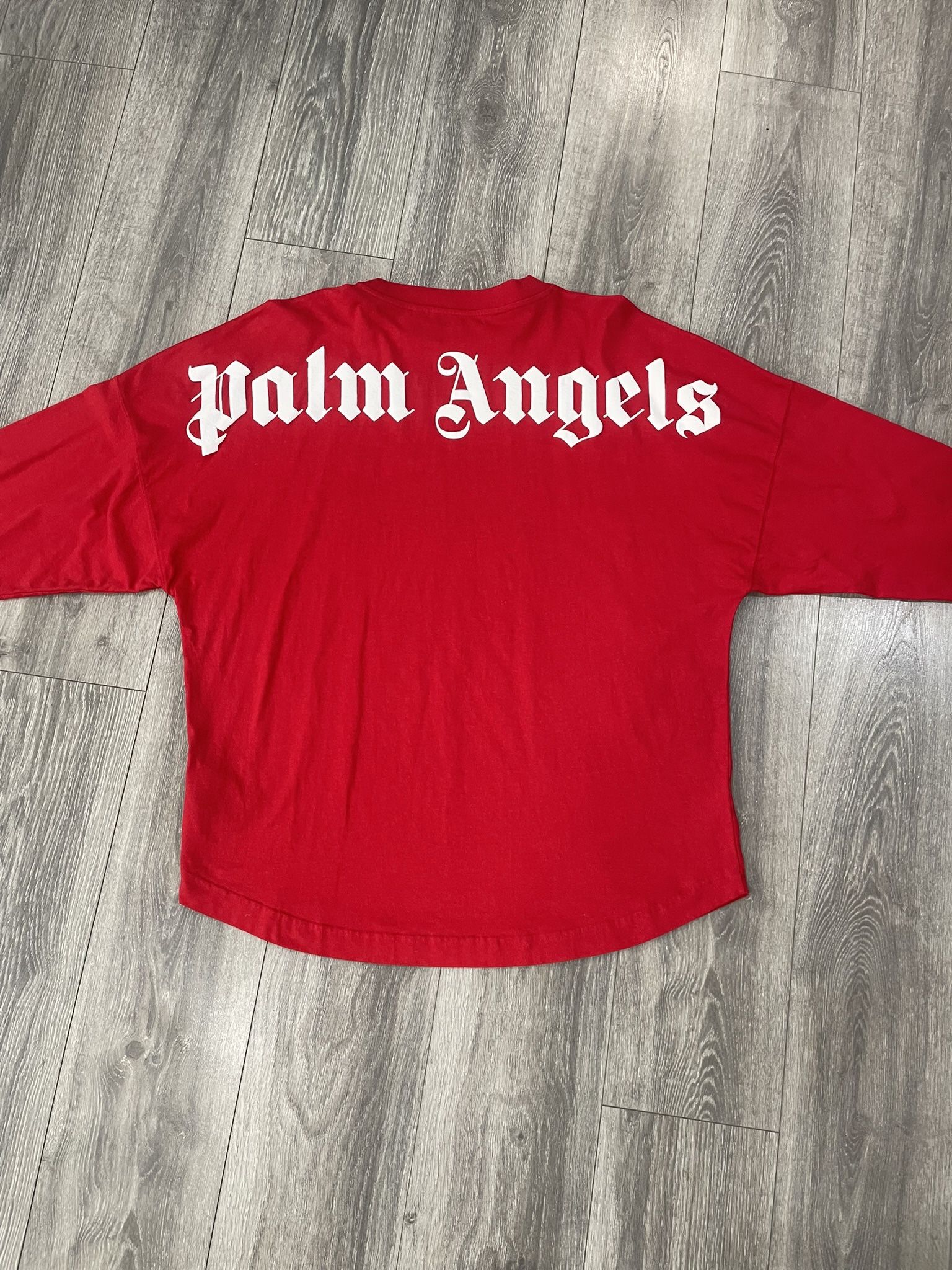 Palm Angels Red Long Sleeve