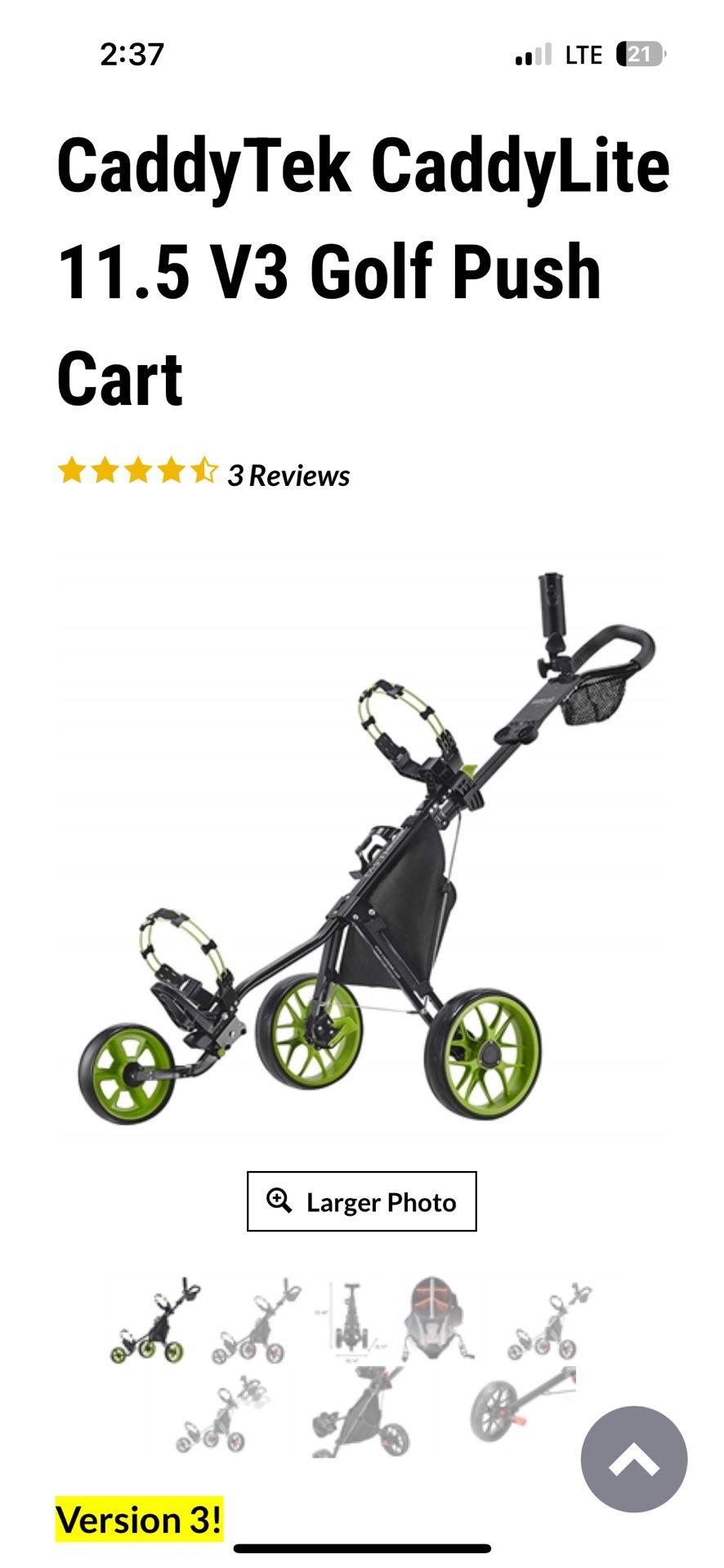 Golf Push Cart