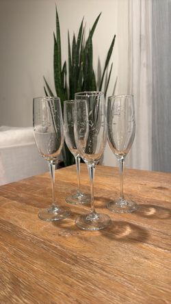 Princess House champagne glasses