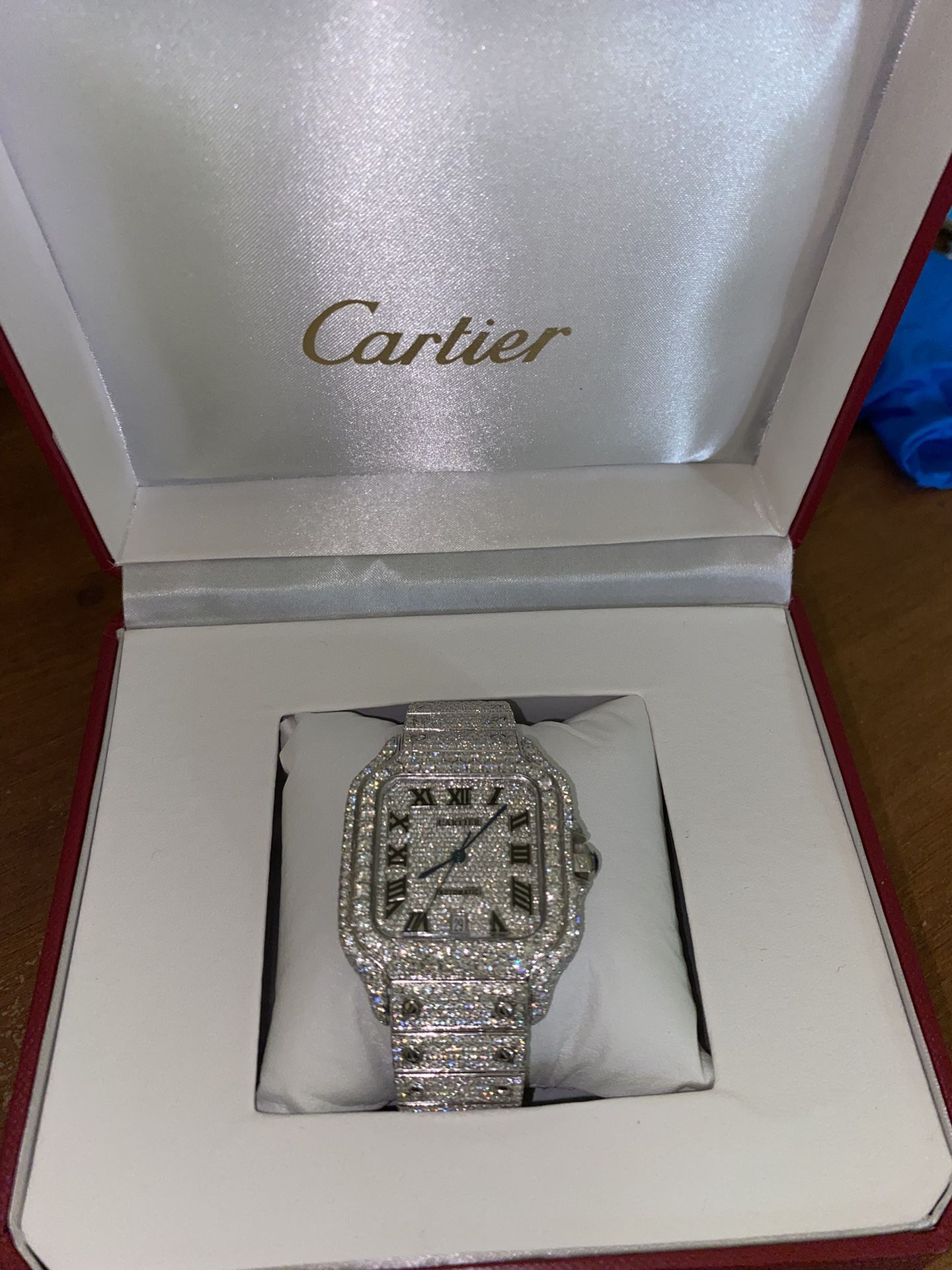 Cartier Moissanite Watch