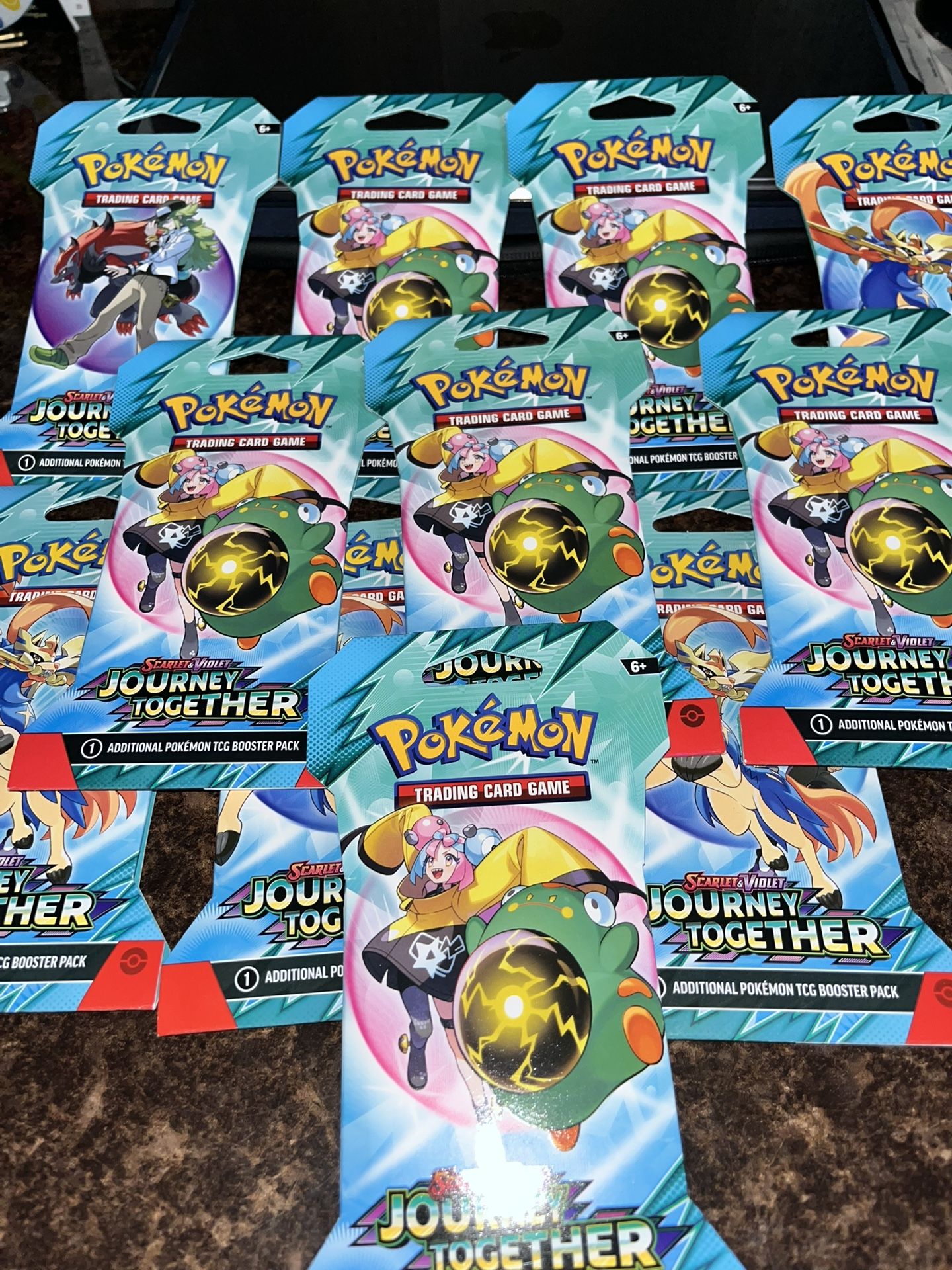 Pokémon Journey Together Booster Packs