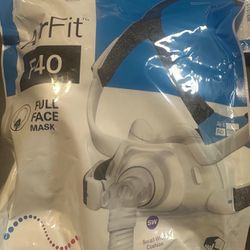 The All New Resmed Airfit F40 Small Wide With Standard Headgear Full Face Mask