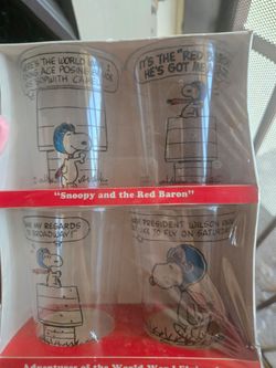 Hallmark Snoopy 1970 cups