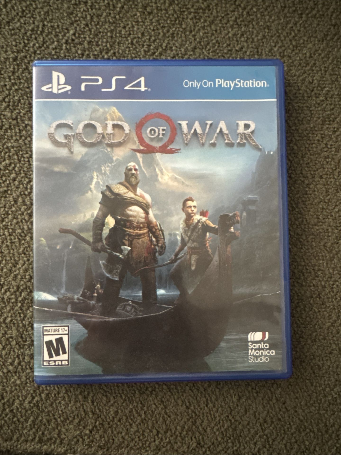 God of War (PS4, 2018) Complete w/ Case & Disc - Excellent Condition!