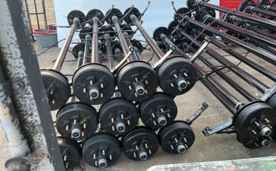 5 Lugs Trailer Axles With Electric Brakes