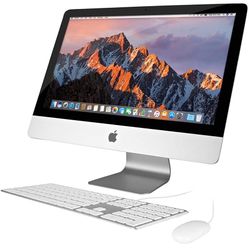Apple iMac 21.5in 2.7GHz Core i5 (ME086LL/A) All In One Desktop, 8GB Memory, 256GB Solid State Drive, MacOS 10.12 Sierra