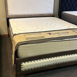 NEW TWIN FULL QUEEN KING SIZE BED WITH MATTRESS AND BOXSPRING ALSO BEDROOM FURNITURE SECTIONAL SOFAS MORE