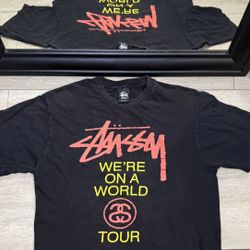 Vintage / Y2K 2000s Stussy Tour Shirt 