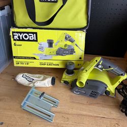 RYOBI 6 Amp Corded 3-1/4 in. Hand Planer with Dust Bag