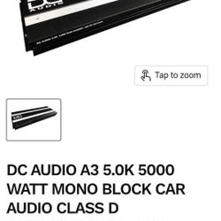 DC audio Mono Amp 5000 Wats Competition 