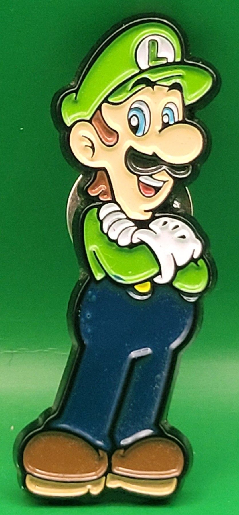 Super Mario Series 1 Luigi Official Nintendo Enamel Lapel Pin Brooch