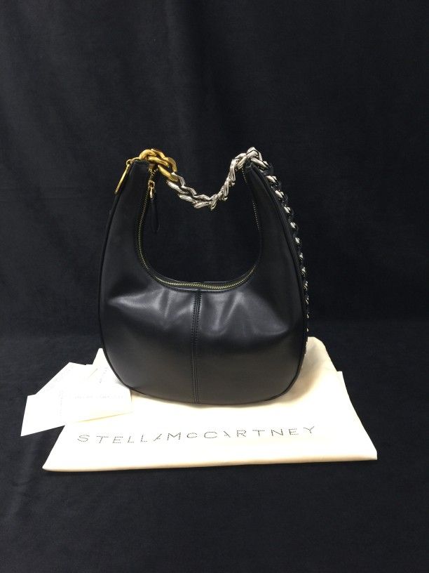 NWT Stella McCartney Frayme Small Zipped Shoulder Bag