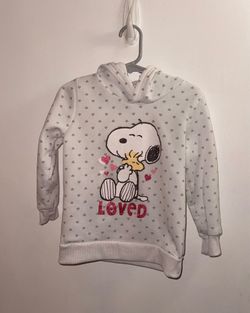 Peanuts Snoopy Girls 4T Sweat Jacket