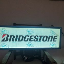 Bridgestone  Collectible Light Up Advertising Sign