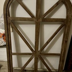 Decorative brown arch