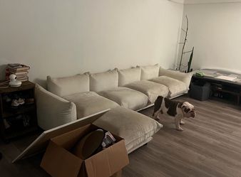 LARGE CHENILLE COUCH