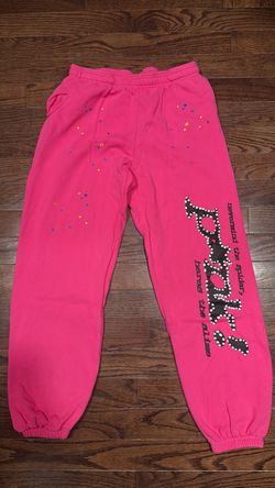 sp5der pants pink M