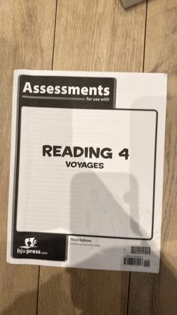 BJU Press Reading 4 Voyages Assessments Book